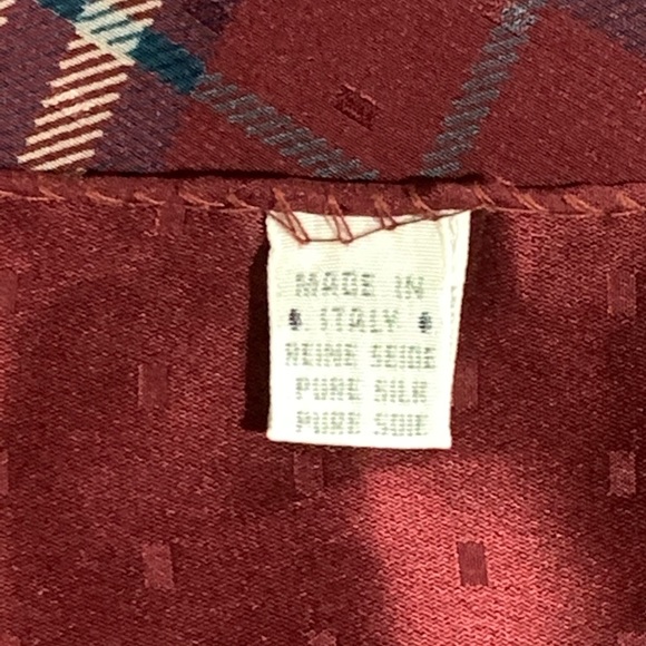 VINTAGE authentic BURBERRY silk evening wrap SCARF - Picture 5 of 14